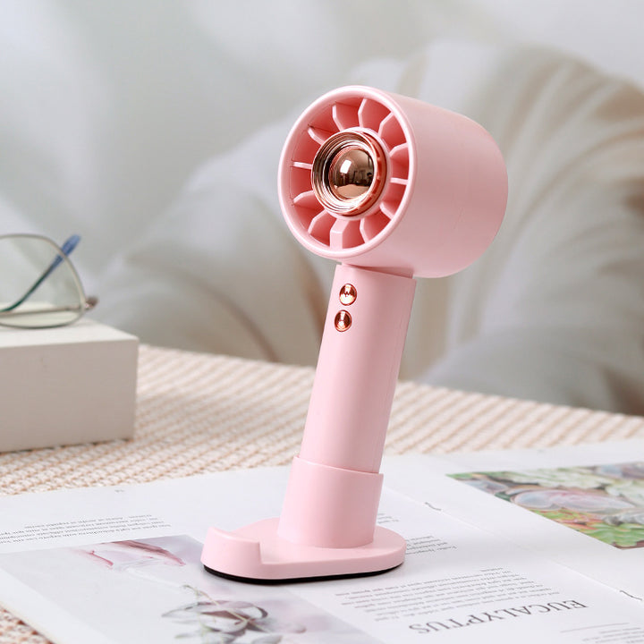 Ladies Portable Hand Fan with Powerful Battery Technology Bowlift