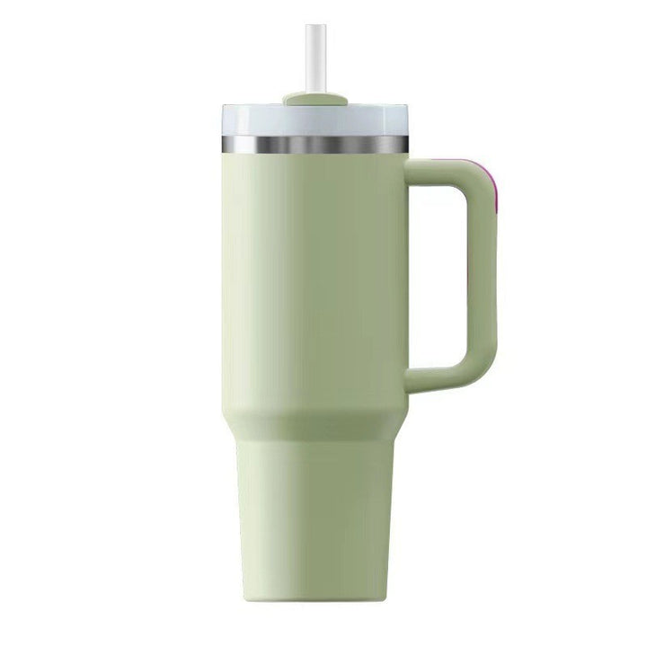 Ladies Insulated Mug with Handle and Practical Straw Bowlift