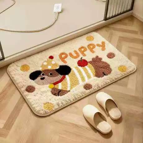 Playful Themed Bath Mat