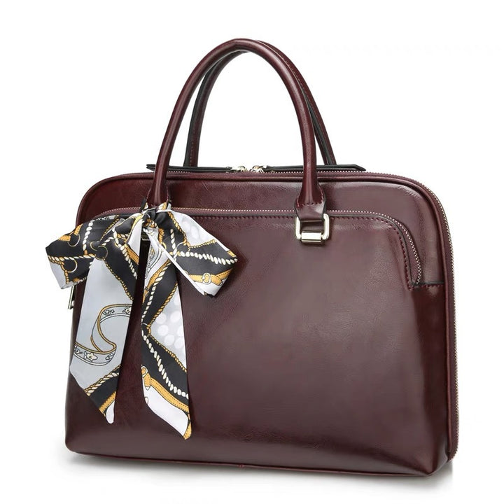 Elegant Business Bag with Structured Design Bowlift