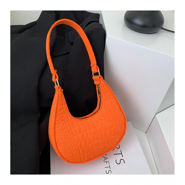 WoCrocodile Texture Handheld Hobo Bag Bowlift