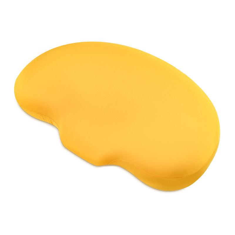 Ergonomic travel seat cushion with contoured design and memory foam bowlift