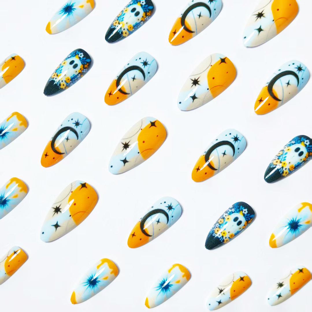 Creative Halloween-style Art Nails Bowlift