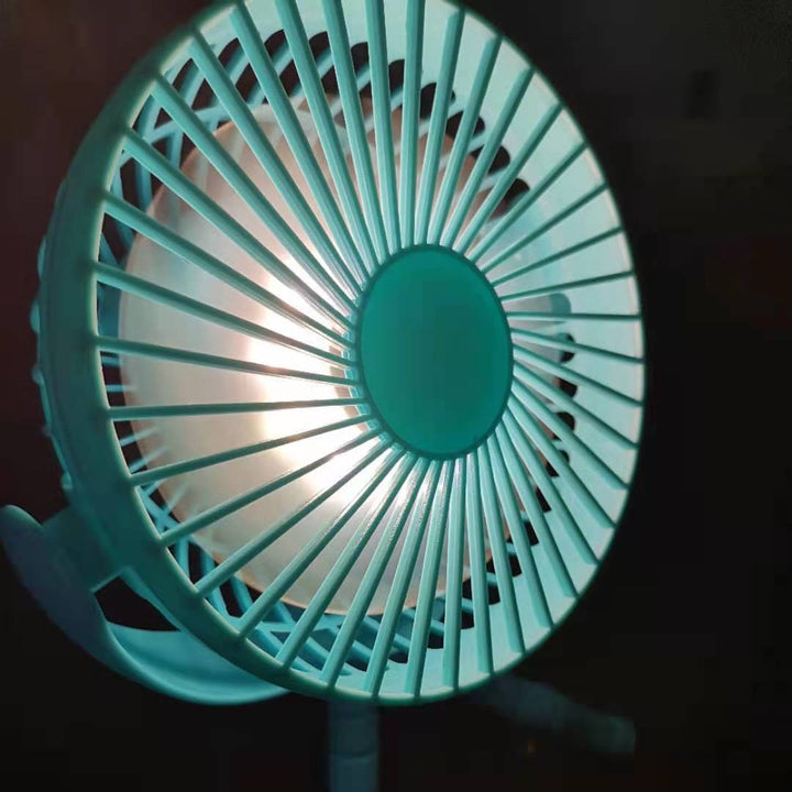 Unisex flexible mini fan with foldable holder Bowlift