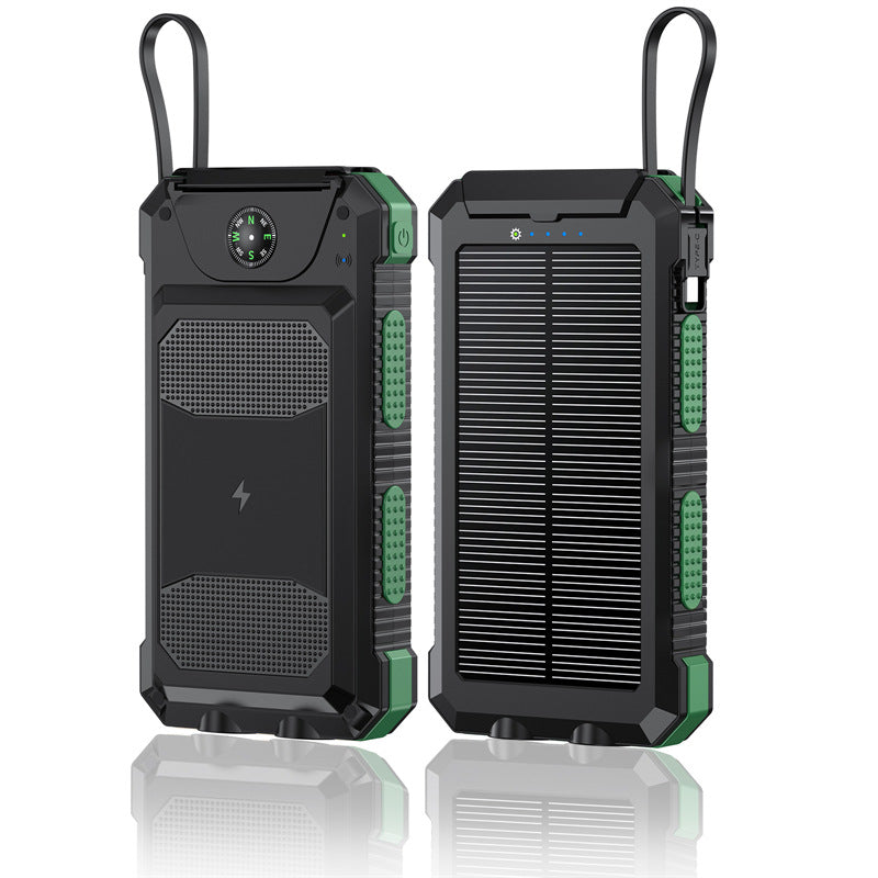 Waterproof Solar Power Bank with Built-in Compass Bowlift