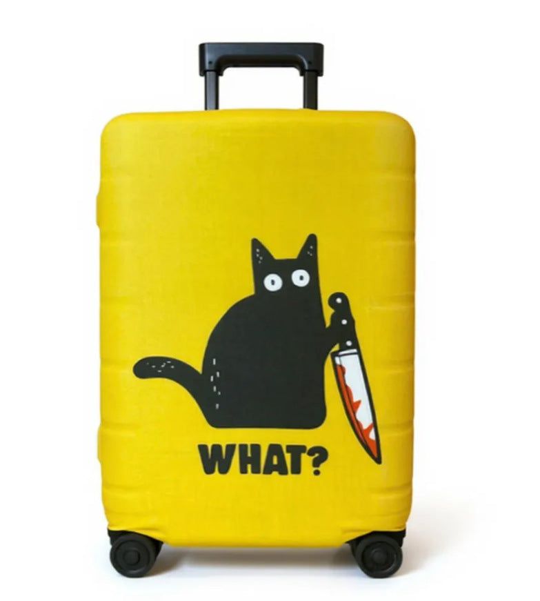 Unisex nan elastic suitcase cover with artistic marble print, shockproof fit and tear-resistant stretch material Bowlift