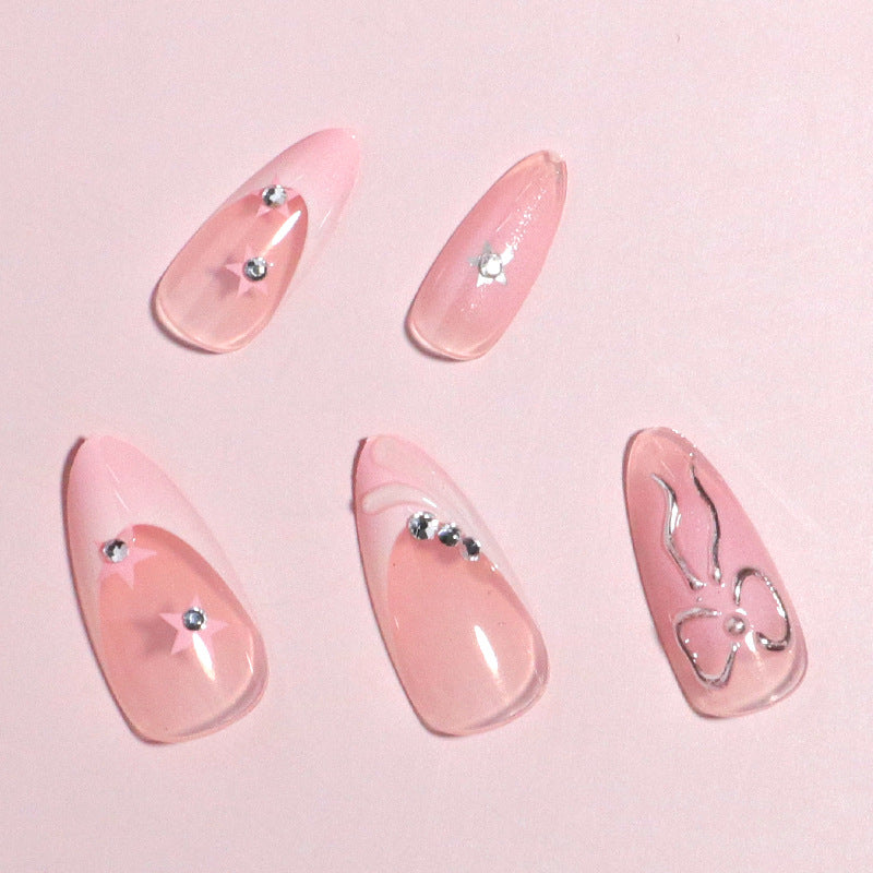 Stylish Acrylic Nail Art Bowlift