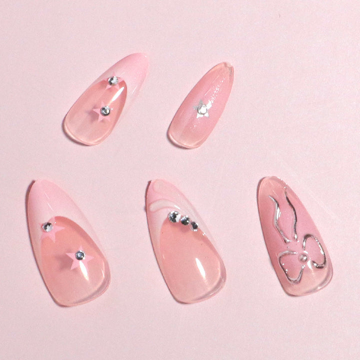 Stylish Acrylic Nail Art Bowlift