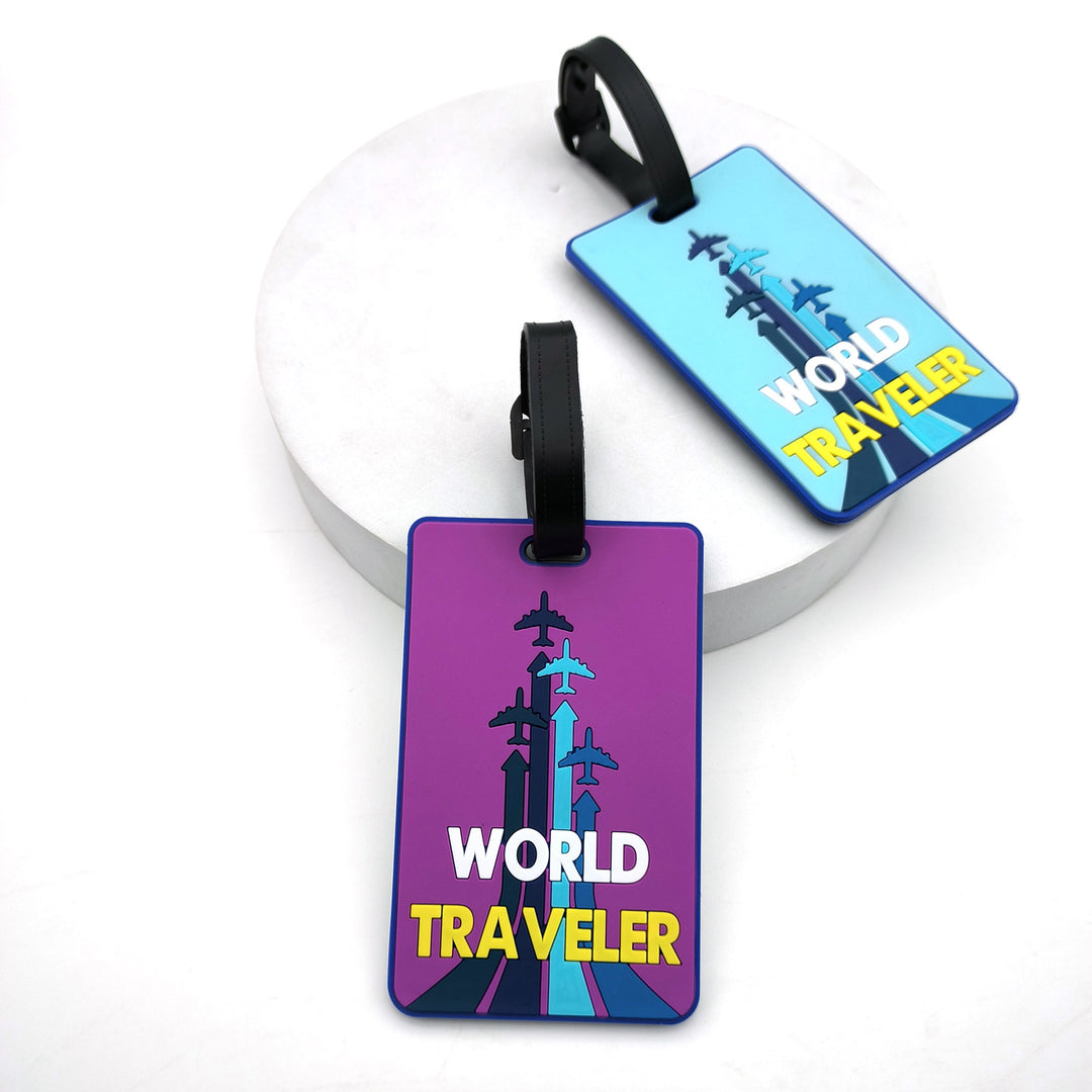 Vibrant Travel Luggage Tag Bowlift
