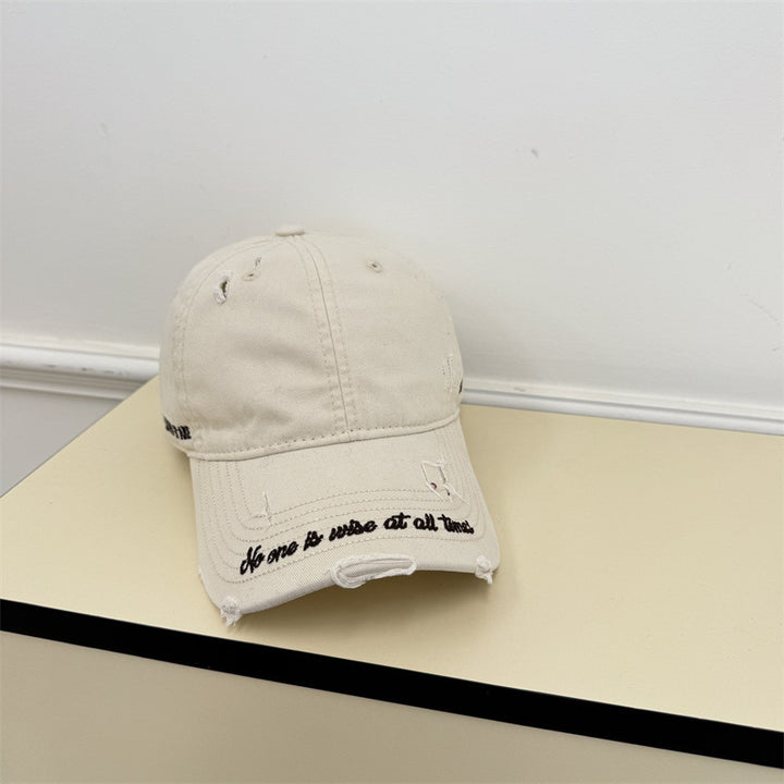 Men's Vintage Distressed Baseball Cap Bowlift