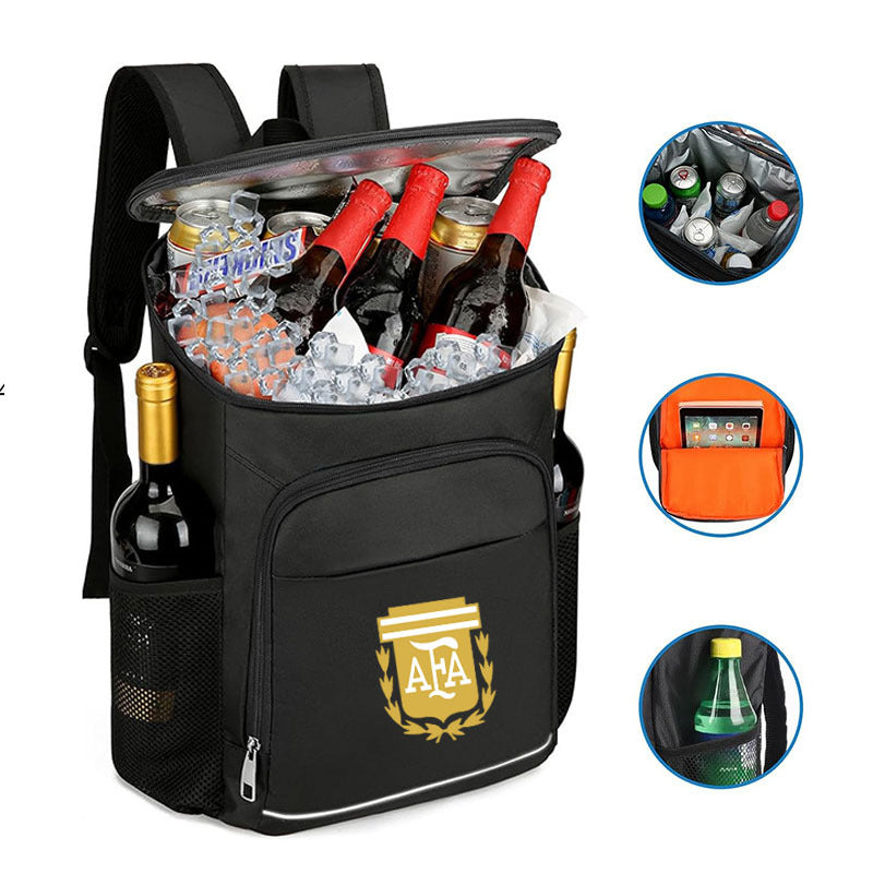 Ladies Insulated Cooler Backpack with Multiple Compartments and Practical Storage Bowlift