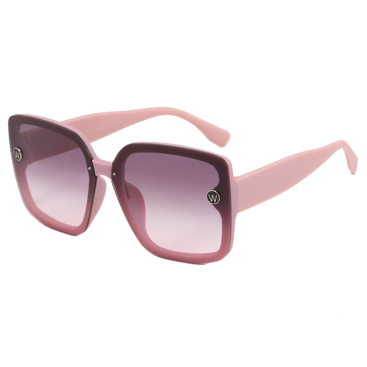 Women's fashionable square sunglasses with extravagant design Bowlift
