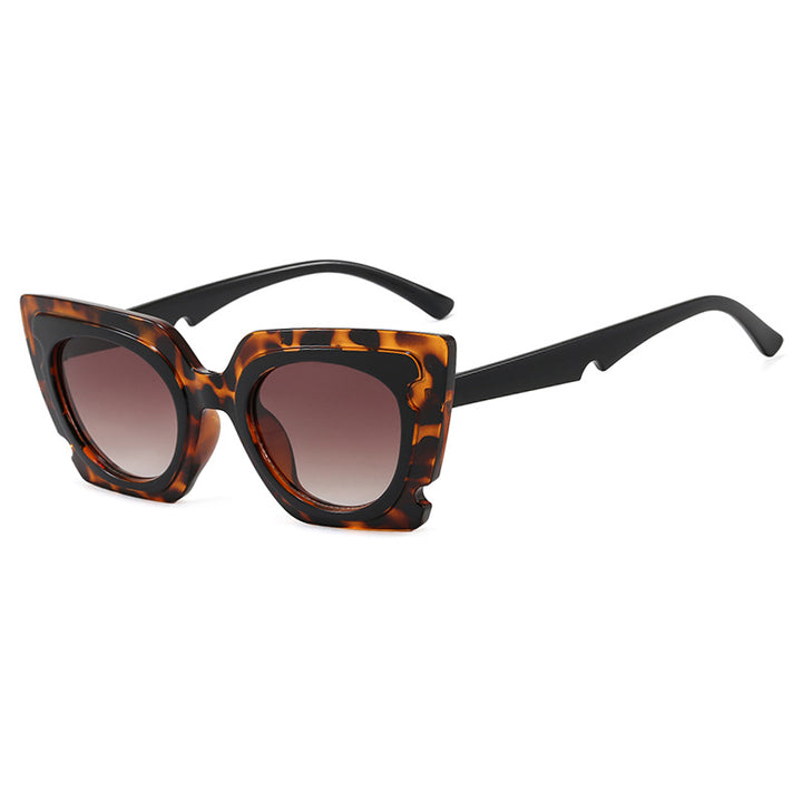 Women's oversized sunglasses with extravagant frame and UV protection Bowlift