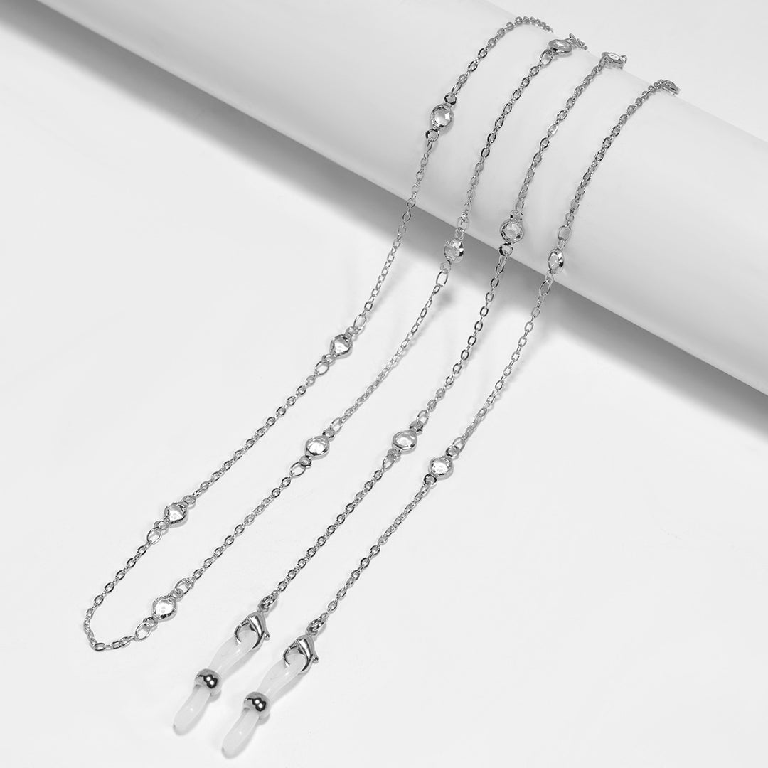 Decorative Eyewear Chain with Gem Detailing Bowlift
