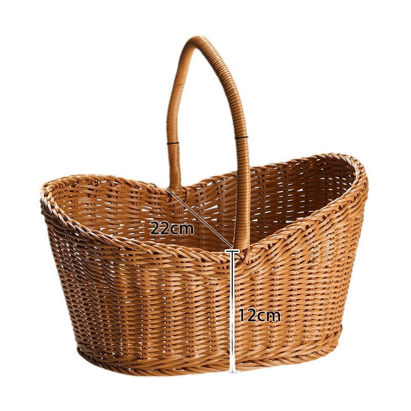 Handwoven Market Basket Bowlift