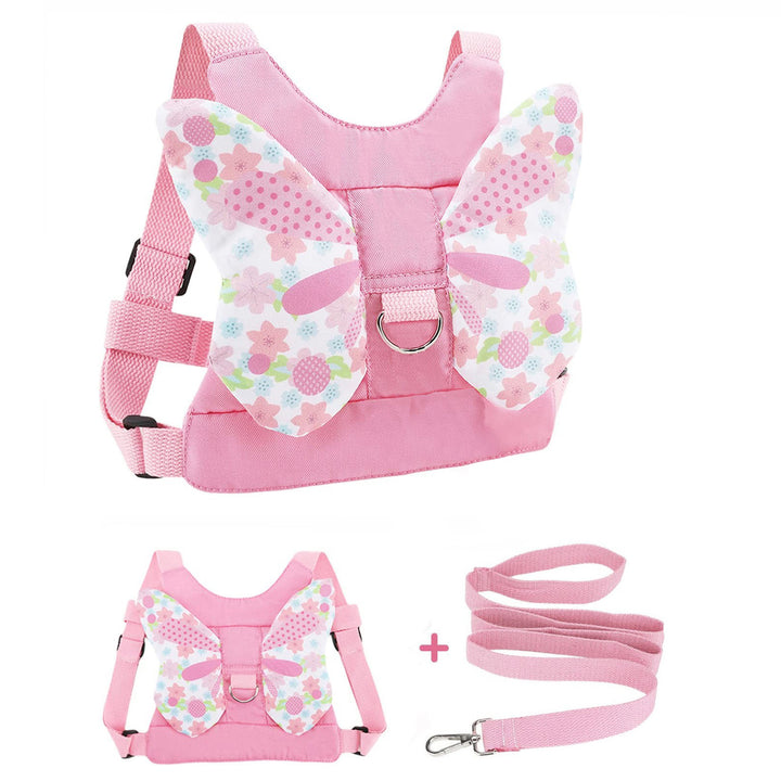 Butterfly-Themed Toddler Harness Backpack Bowlift