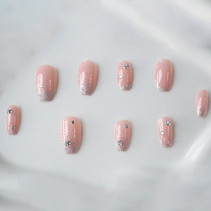 Elegant Crystal Decor Nail Art Bowlift