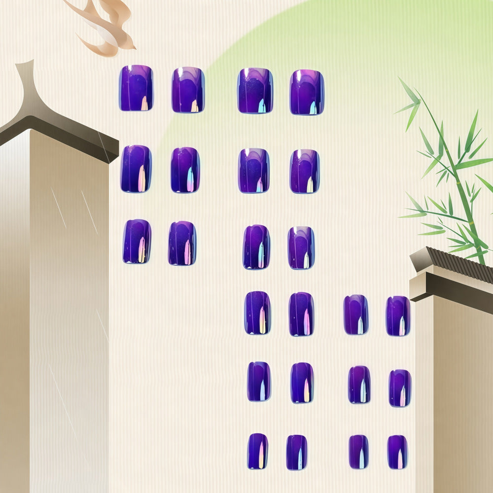 High-gloss artificial nails Bowlift