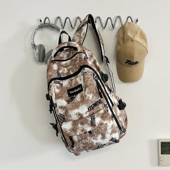 Trendy Patterned Backpack Bowlift