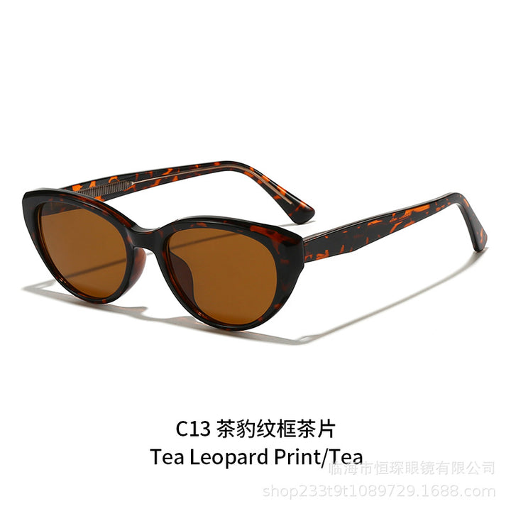 Women's Cat-Eye Sunglasses with high-quality, transparent frame and UV protection Bowlift
