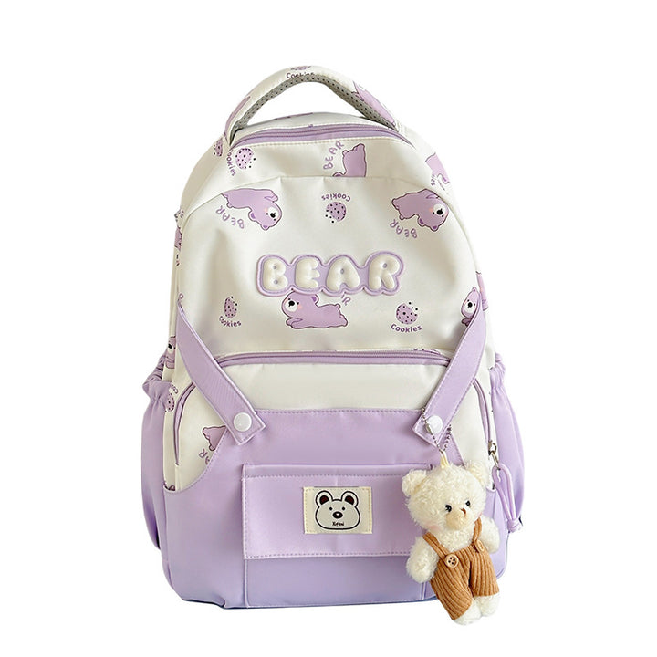Playful Cartoon Character Backpack Bowlift