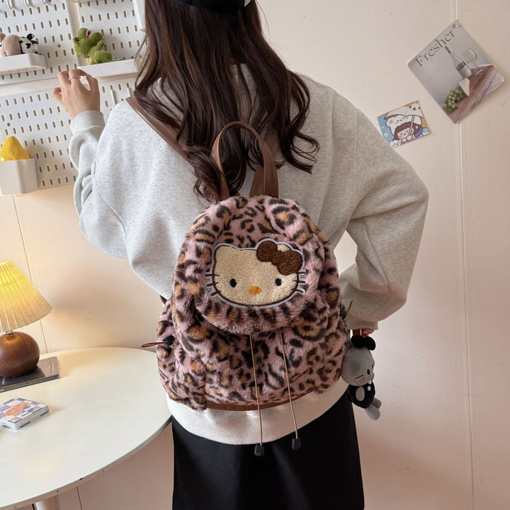 Cute Animal-Themed Plush Backpack Bowlift