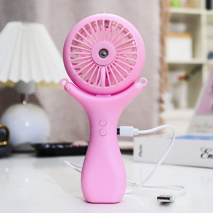 Women Portable Mini Hand Fan Bowlift