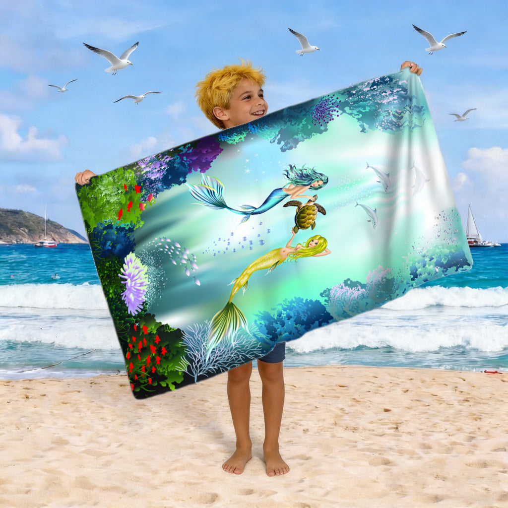 Kids Beach Towel Bowlift