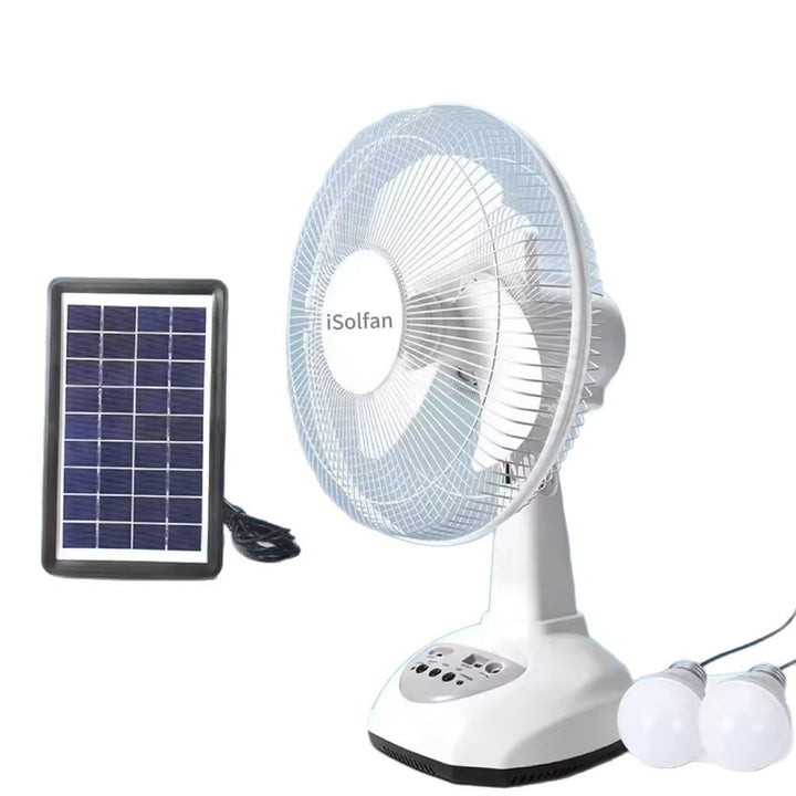 Women Solar Stand Fan Bowlift