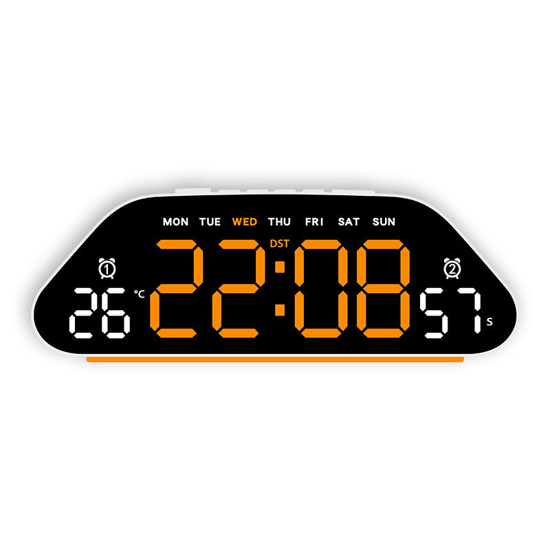 Digital Alarm Clock with Versatile Features Bowlift