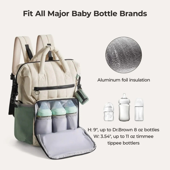 Multifunctional backpack with padded carrying handles and multiple compartments Bowlift