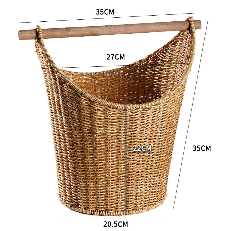 Stylish Woven Hanging Storage Basket Bowlift