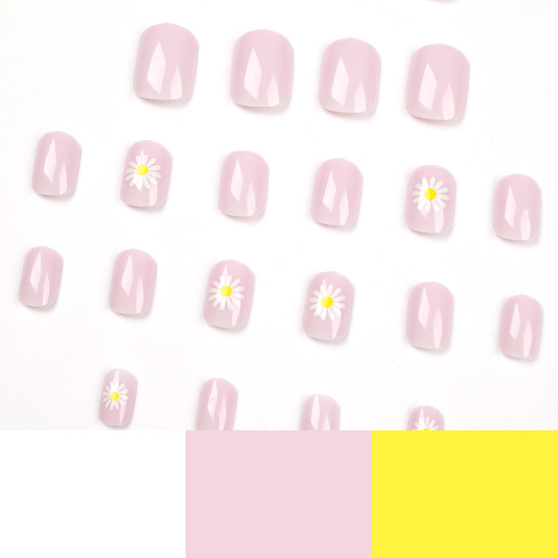Artful Nail Art with Flower Motif Bowlift