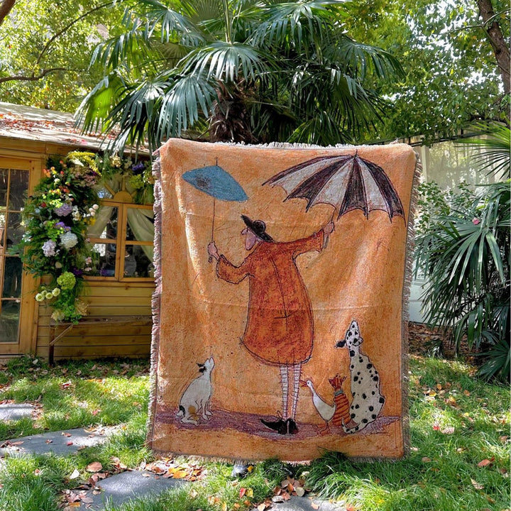 Artistic Tapestry Throw Blanket
