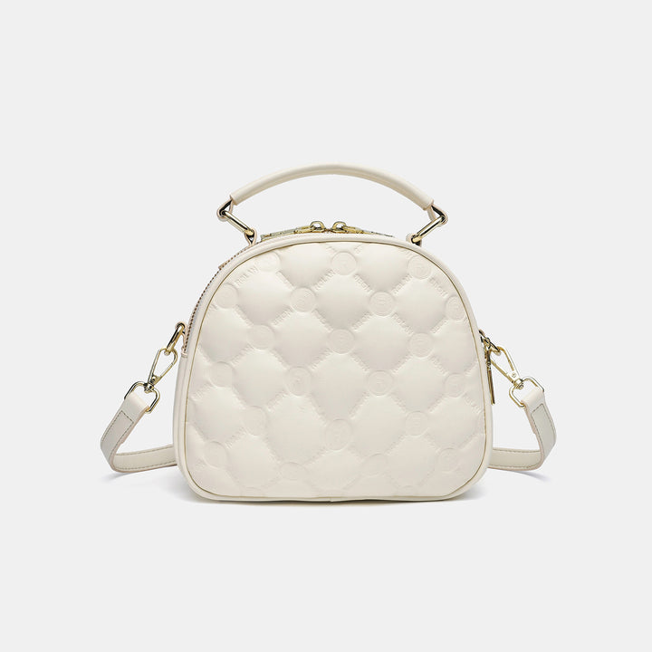 Quilted Dome-Shaped Handbag