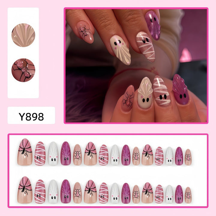 Creative Halloween Art Nails Set Bowlift