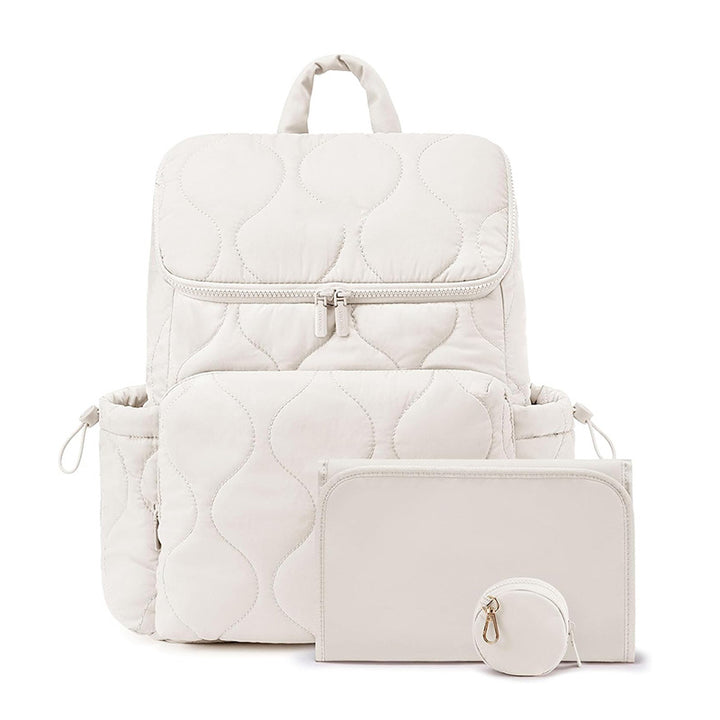 Quilted Multi-Compartment Day Backpack Bowlift