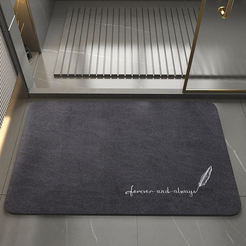 Soft Microfiber Bathroom Mat Bowlift