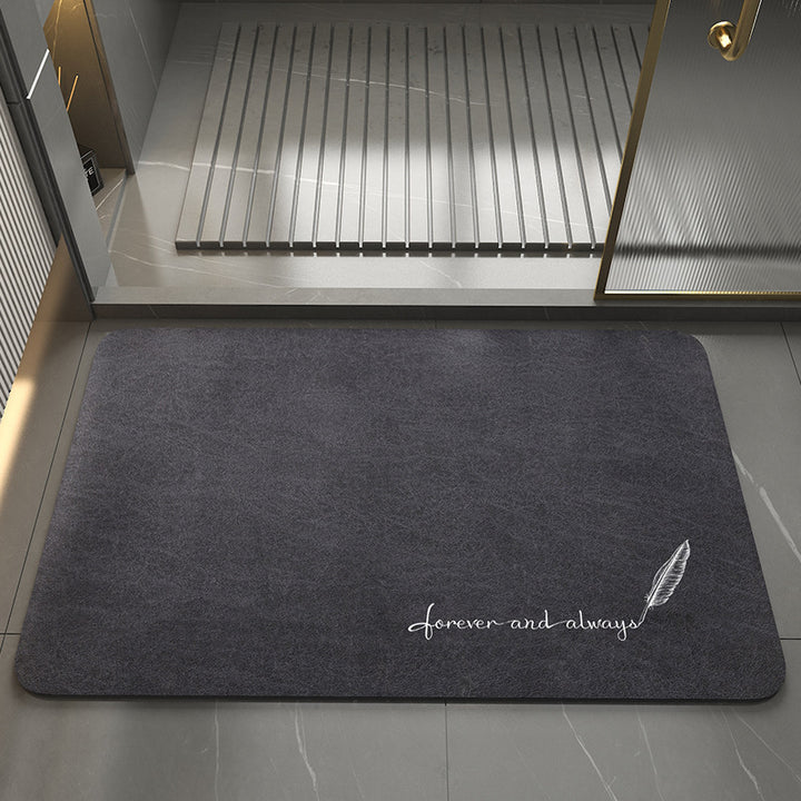 Soft Microfiber Bathroom Mat Bowlift