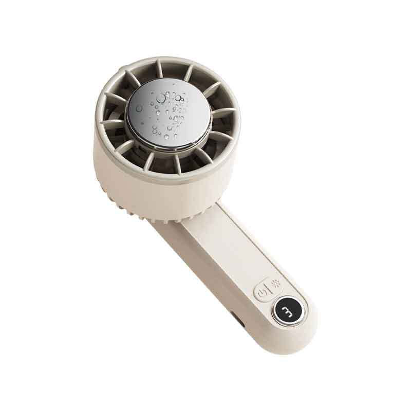Women's portable hand fan with digital speed display Bowlift