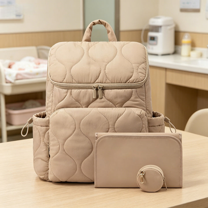 Practical Travel Bag in Quilt Look Bowlift