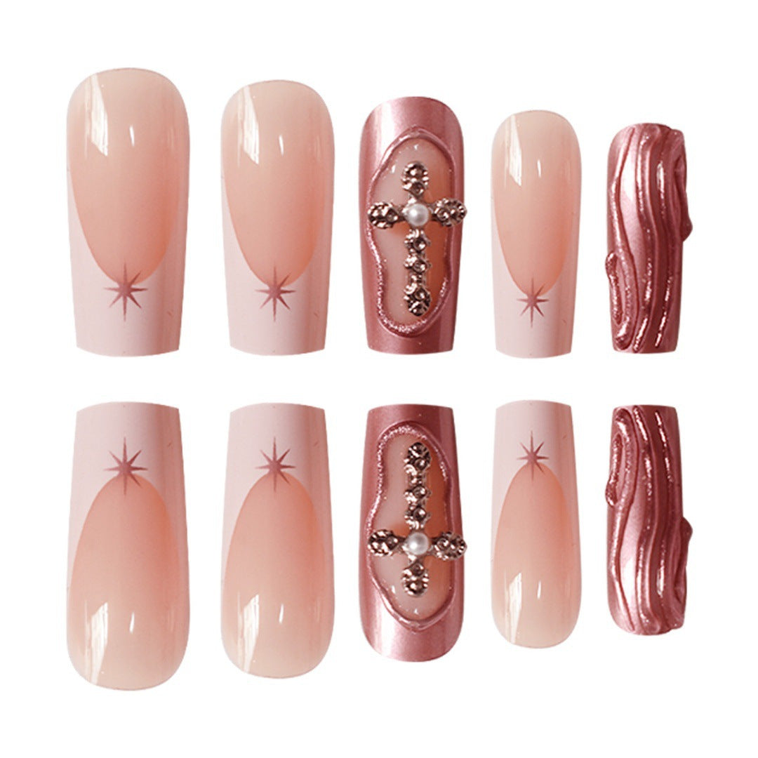 Glamorous Artistry Press-On Nail Set Bowlift
