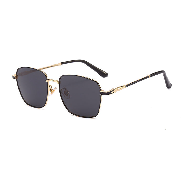 Men's Square Designer Sunglasses with High UV Protection Bowlift