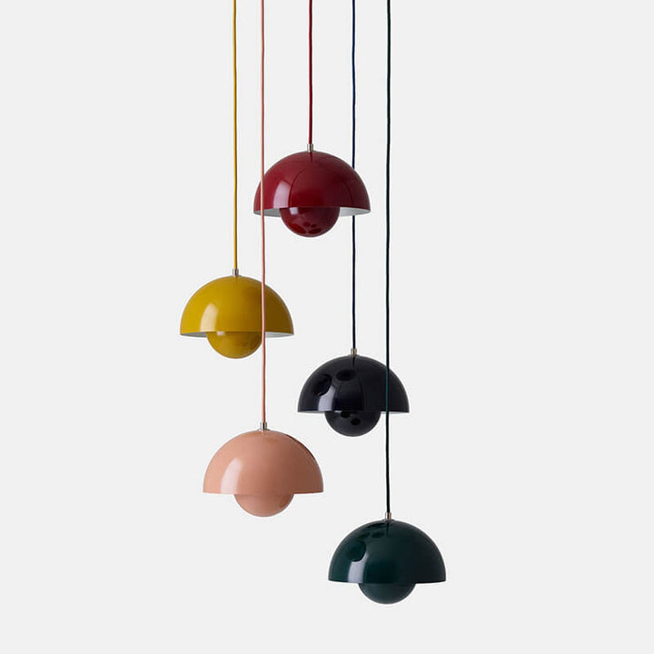 Scandinavian Pendant Light - Elegant 1-Light Semi-Round Lighting for Living Room and Bedroom | Bowlift