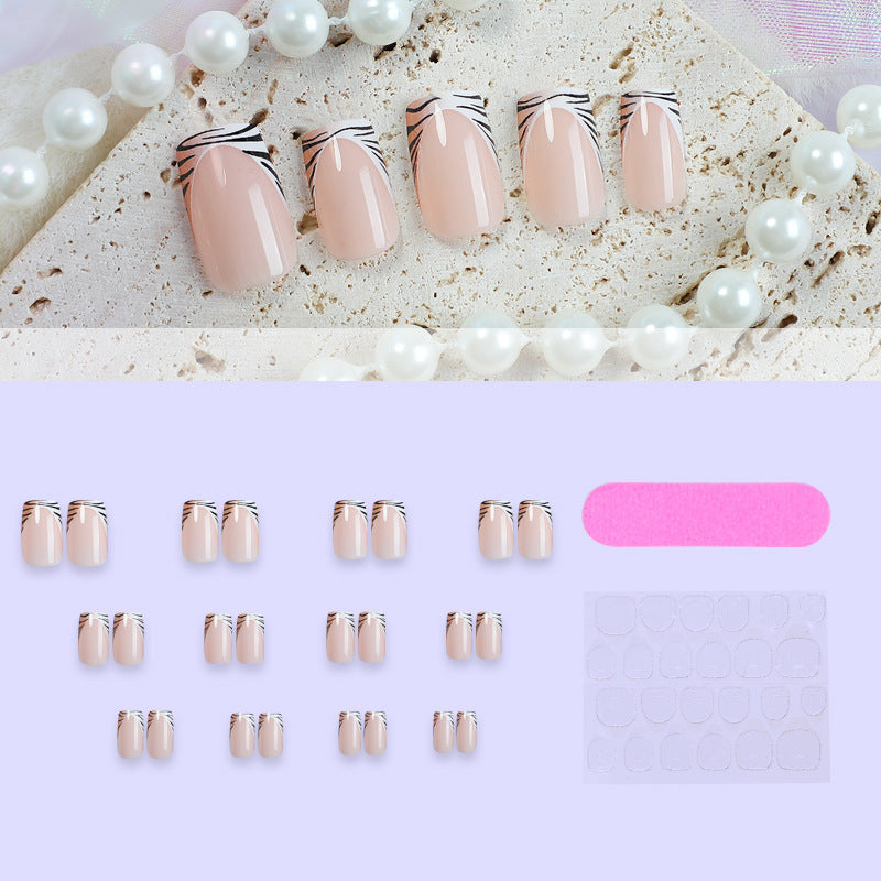 Abstract Pattern Press-On Nails Bowlift
