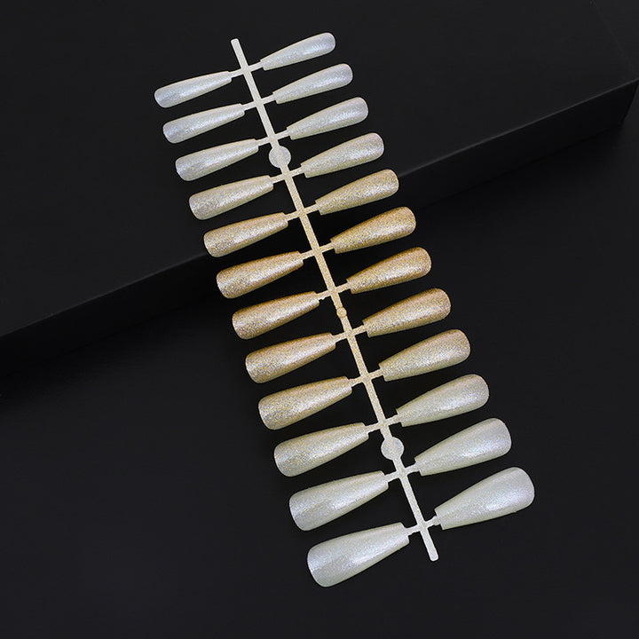 Nail art set with glitter and elegant transitions Bowlift