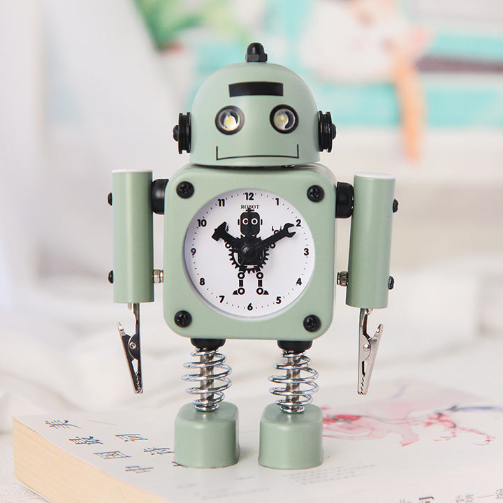 Robot Alarm Clock in Vintage Design Bowlift