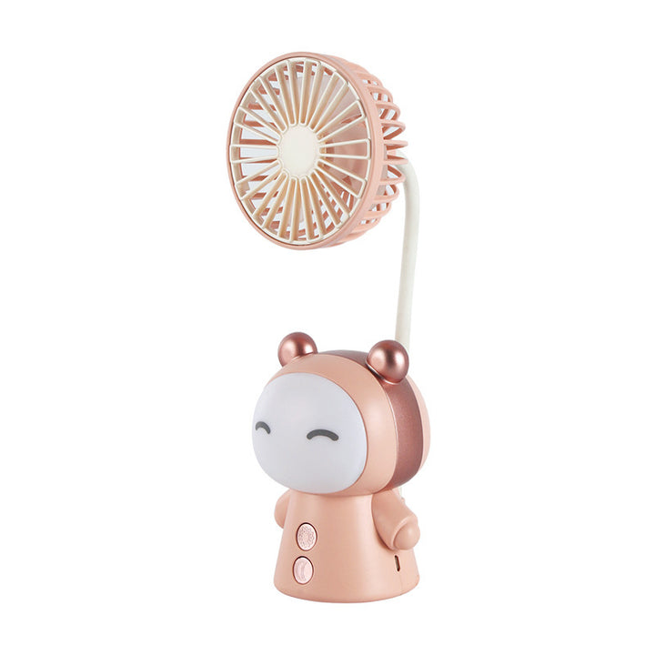 Unisex Creative Mini-Handheld Fan with Flexible Tilt Arm Bowlift