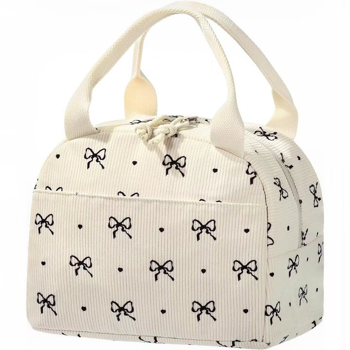 Insulated Strawberry Print Lunch Bag Bowlift