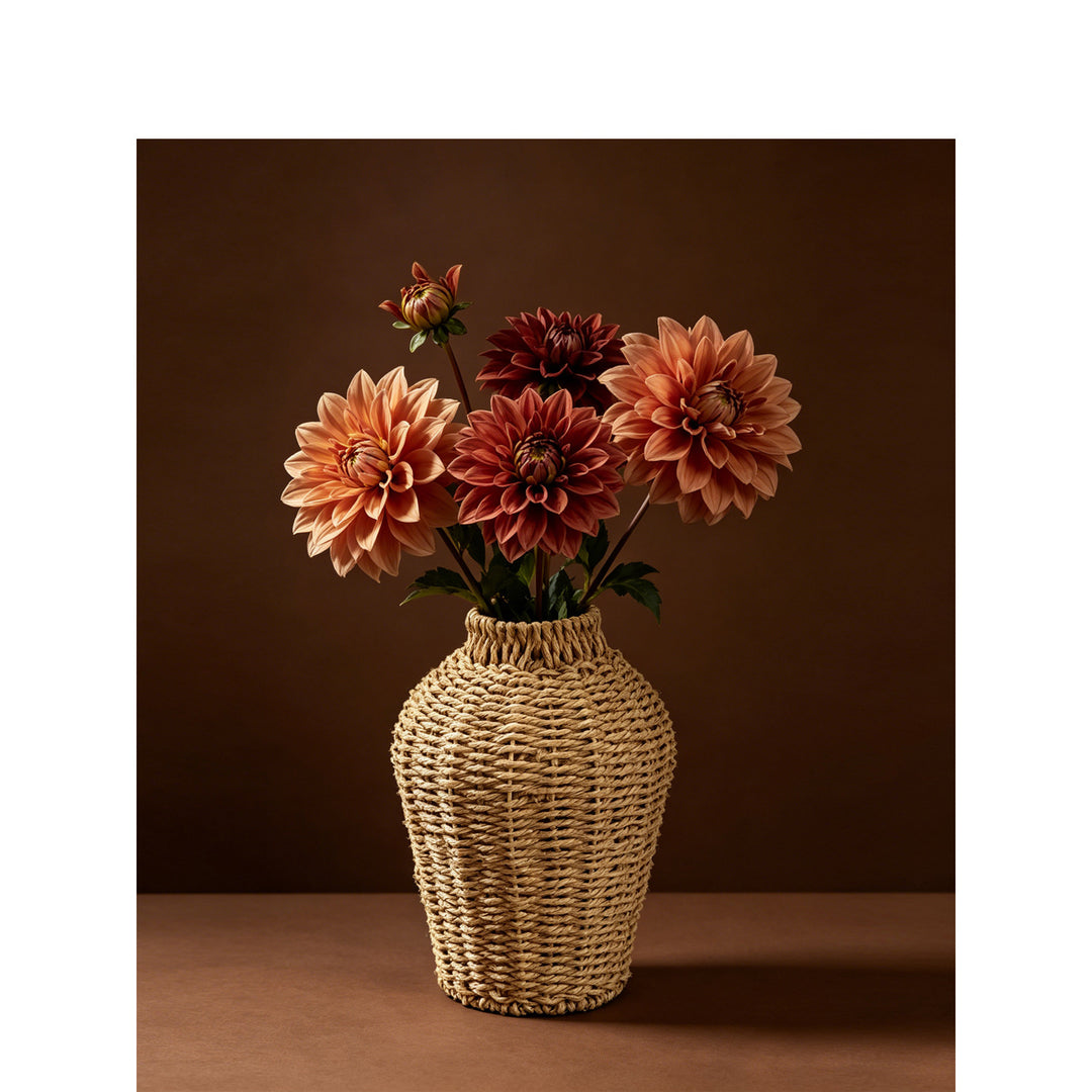 Handwoven Seagrass Decorative Vase Basket Bowlift